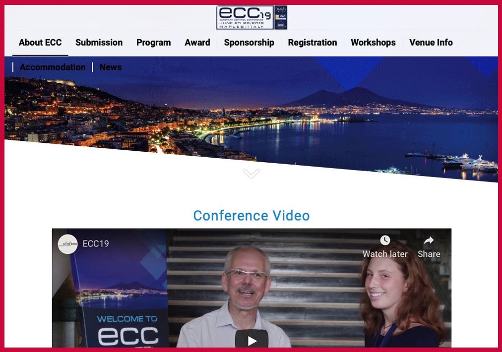 Steve Chan Reviewer for European Control Conference (ECC)